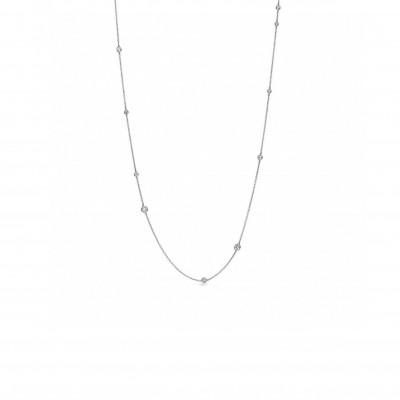 TIFFANY ELSA PERETTI® DIAMONDS BY THE YARD® SPRINKLE NECKLACE IN PLATINUM WITH DIAMONDS 43606125